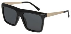 Carve Yoshi Sunglasses – Gloss Black Gold / Dark Gray Injected Polarized – New