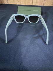 Longchamp Sunglasses Sage Rectangular LO745S 305 53-17-140 New With Case/Cloth