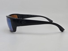 Costa Del Mar Fantail Blackout Frame 580G Polarized Green Mirror Lens Sunglasses