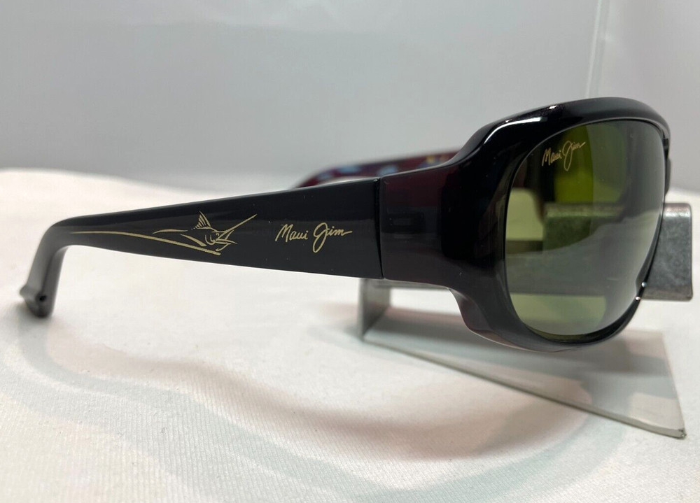 MAUI JIM YELLOW FIN GUY HARVEY MJ 234-11 SMOKE GREY HT POLARIZED SUNGLASSES 9.9
