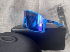 Oakley Sutro OO9406 Shield Sunglasses Blue Frame Mirrored Blue Lenses