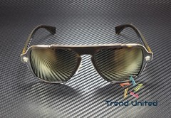 VERSACE VE2199 12524T Dark Havana Dark Grey Mirror Gold 56 mm Men’s Sunglasses