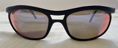 Vtg REVO 1006-001 Black Polarized H2O Blue Mirror Lens Aviator Sunglasses 57mm