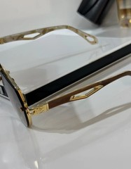 Maybach King Luxury Aviator Sunglasses Gold Frame Brown Gradient Lenses Unisex
