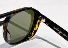 Tom Ford Rosco Sunglasses TF1022 Havana/Green 58-16-140mm With Case New