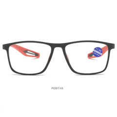 Men Women TR90 Square Sport Photochromic Reading Glasses Lightweight Sunglasses