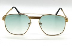 Sunglasses Men Fashion Retro Style Square Gold Frame Classic Designer Hip Hop