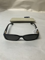 Gucci Narrow Rectangular Sunglasses GG1661S 001 Black 54-16mm NEW
