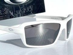 NEW Oakley CABLES Matte White PRIZM BLACK POLARIZED Lens Sunglass 9129-14