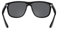 Ray-Ban Boyfriend Polished Black/Grey 60 mm Sunglasses RB4147 601/87 60-15