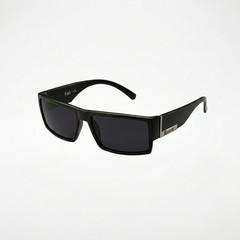 Men’s Locs Rectangular Lowrider Biker Flat Top Large Frame Bandana Sunglasses