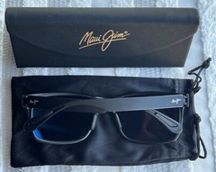 Maui Jim Red Sands MJ 432 2M Black Frame + Hawaii Blue Polarized Lens Sunglasses