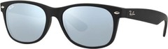 Ray-Ban RB2132 622/30 55 New Wayfarer Flash Silver Square Sunglasses