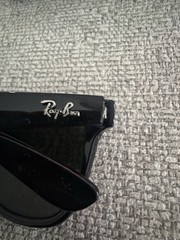 Ray-Ban RB2140 Wayfarer Sunglasses Black Full Rim Plastic Frame Tinted Lenses