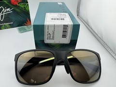MAUI JIM RED SANDS MJ H432-2M MATTE BLACK HCL BRONZE POLARIZED SUNGLASSES NEW