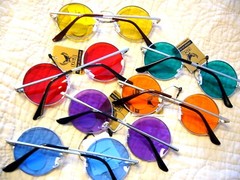 JOHN LENNON Sunglasses LARGER 2″ Classic Hippie 80’s Round Glasses COLORS 711050