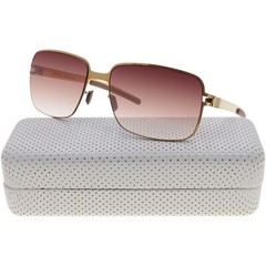 Mykita Sunglasses MAJA GOLD LINE 006 Gold Line Rectangular Handmade in Germany