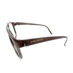 Eye Gear Brown Oversized Square Aviator Sunglasses Frames 140 Designer Men Women