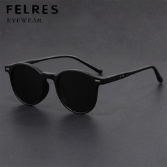140MM Width Polarized Sunglasses Men Outdoor Driving Shade Round Glasses UV400