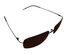 ATX OPTICAL XXL 150mm Mens Polarized Flex Steel Wire Frame Driving Sunglasses