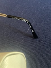 Michael Kors Eyeglasses MK3018 1195 Matte Black/Pale Gold, Size 54-17-140 New