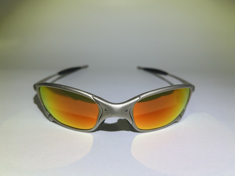 Rare Oakley Juliet X-Metal Plasma Fire Iridium Sunglasses Vintage 1st Gen