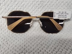 HARPER+ROE Rx’able Sunglasses Shiny Light Gold HR3003 56-18-139 Geometric(HR5)