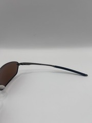 New Oakley WHISKER 4141-0160 Sunglasses Satin Carbon w/ Prizm Brown iridium
