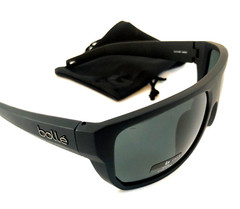 NEW BOLLE VULTURE SUNGLASSES Matte Black Frames w/ Grey TNS Cat 3 Lenses