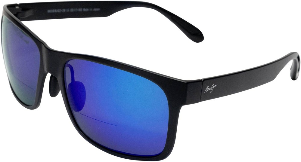 NEW Maui Jim RED SANDS MJ432 Sunglasses Matte Black 100% AUTHENTIC