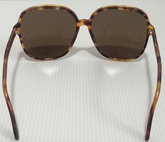 Giorgio Armani Sunglasses Tortoiseshell Pattern Made In Italy Brown Lenses