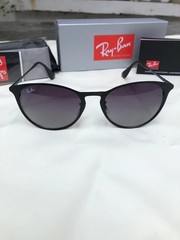 Ray Ban ERIKA Black METAL Frame Gradient Grey Sunglass RB3539-1