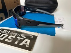 Costa Del Mar Men’s Diego Matte Black /Green Mirror Polarized Sunglasses 580p