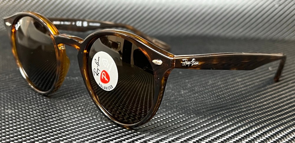RAY BAN RB2180 710 83 Havana Phantos Unisex 49 mm Polarized Sunglasses