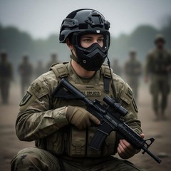 2Pcs Paintball Mask Anti Fog,Tactical Full Face Mask Ski Mask Goggles Detacha…
