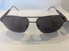 Foster Grant Gunmetal Gray & Black Sunglasses for Driving 100% UVA/UVB