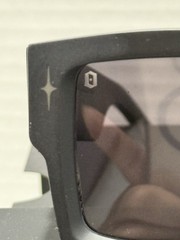 New James Oro “Icon” sunglass matte black/ black lens