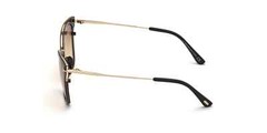 Tom Ford Faryn TF843 01F Black Titanium Cat Eye Sunglasses Frame 56-19-140 sd**