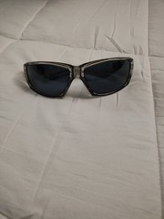 Maui and Son Ms4020 Sunglasses Men’s Clear Frame Blue Mirror Lens Made In China