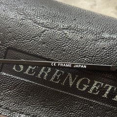 Vintage Serengeti Drivers Large Aviator Sunglasses Cable Wraparound Japan W/Case