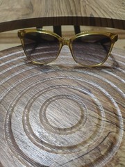 Fendi Yellow and Blue FF0054/S Pequin Square Sunglasses