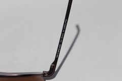 MAUI JIM Mano POLARIZED Sunglasses H877-01 Dark Brown Gold Stripe/HCL Bronze NEW