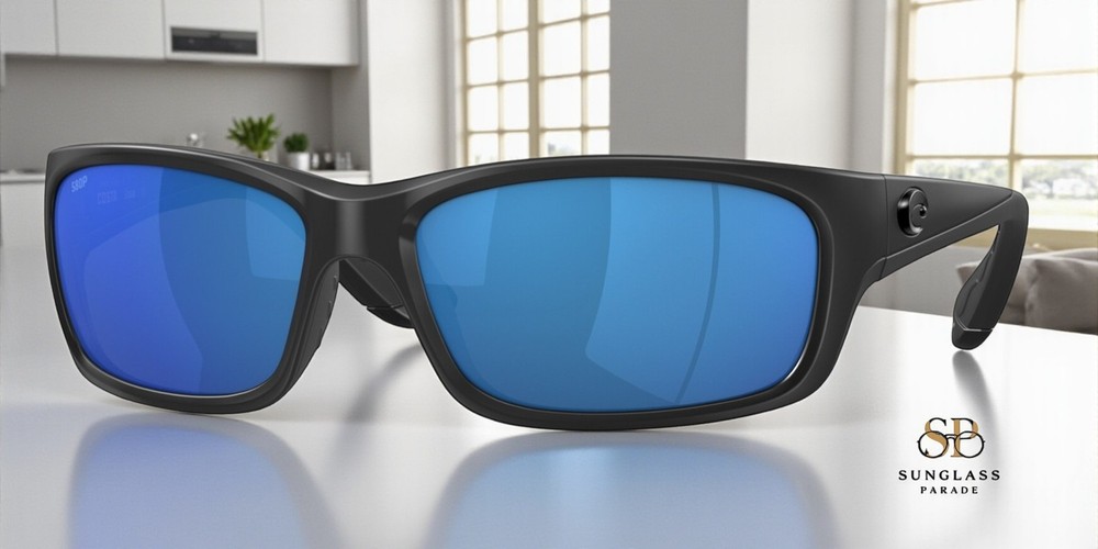 COSTA DEL MAR 6S9023 05 Jose Blackout Blue Mirror 62 mm Men’s Sunglasses