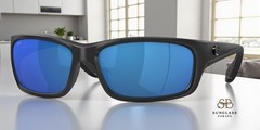 COSTA DEL MAR 6S9023 05 Jose Blackout Blue Mirror 62 mm Men’s Sunglasses