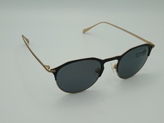 Heritage HSFM06 HD Sunglasses Black/Tan 50-20-140 with Case and Cloth