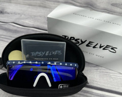 TIPSY ELVES PERFORMANCE EYEWEAR 400 UV SAY CAN YOU SEE Flag Patriotic NEW