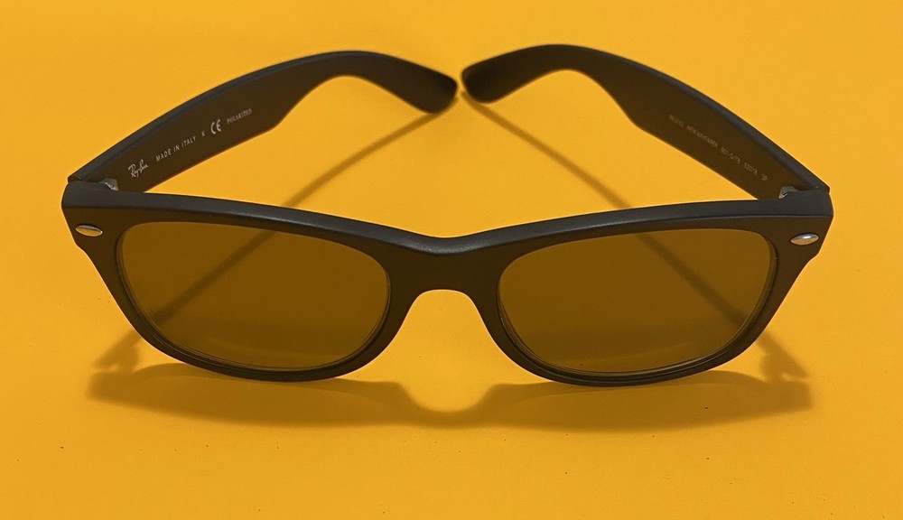 Ray-Ban New Wayfarer RB2132 Sunglasses Matte Black FRAME READ DESCRIPTION