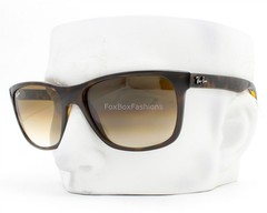 Ray-Ban Sunglasses RB 4181 710/51 Shiny Brown Havana Brown Glass 57mm No Case