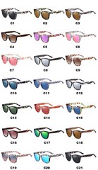 Polarized Sunglasses UV400 Protection Square Retro Floral Frame Shades Men Women