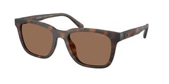 COACH HC8426U 512073 CAD81 Matte Dk Tortoise Brown Solid 54 mm Men’s Sunglasses